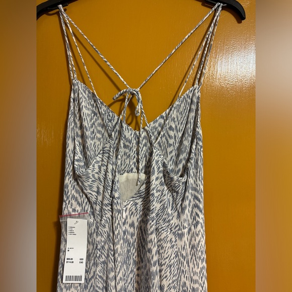 NWT Urban Outfitters Sparklers Chiffon Midi Dress - Blue - Picture 5 of 7